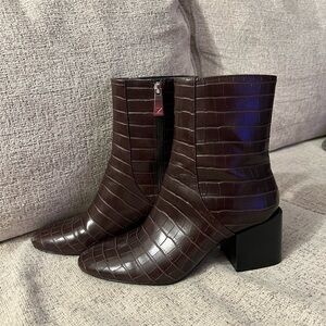 Zara Women’s Brown Booties | Size 8